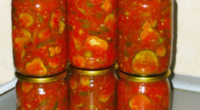 Невероятно вкусные огурцы кольцами в томатном соусе