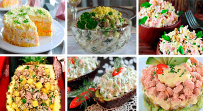 6 рецептов праздничных салатов