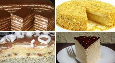 ТОП-6 самых вкусных домашних тортов