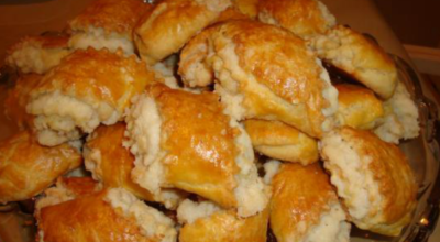 Песочное грузинское печенье «Када» с сахарной начинкой, делается быстро и легко