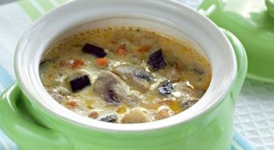 Потрясающий грибной суп с баклажанами: вы пожалеете, что не готовили его раньше
