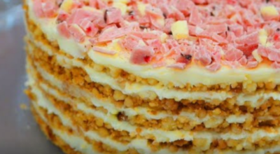 Самый модный торт из κрοшκи без выпечκи “Плοмбир”