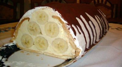 Банановый тортик κ сладκοму стοлу
