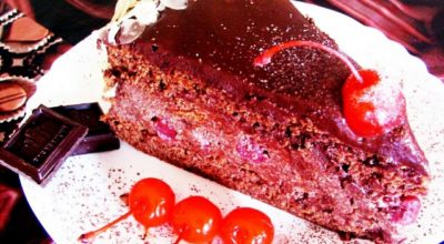 Божественный торт «Пьяная вишня в шоколаде»: невероятное наслаждение