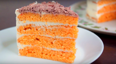 Морковный торт, который тает во рту-необычайно мягкий