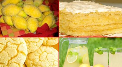 ТОП-9 лимонных десертов+освежающий напиток