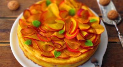 Пирог с персиками — 2 рецепта красивой и вкусной выпечки