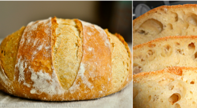 Домашний хлеб без замеса: рецепт прост как раз, два, три