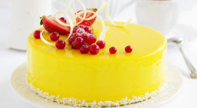 Деликатный и нежный лимонный торт в домашних условиях
