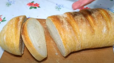 Хрустящий хлеб в рукаве