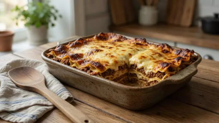 Лазанья с мясным соусом и сыром: домашний вариант
